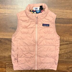 Patagonia Kids' Pink Down Sweater Vest